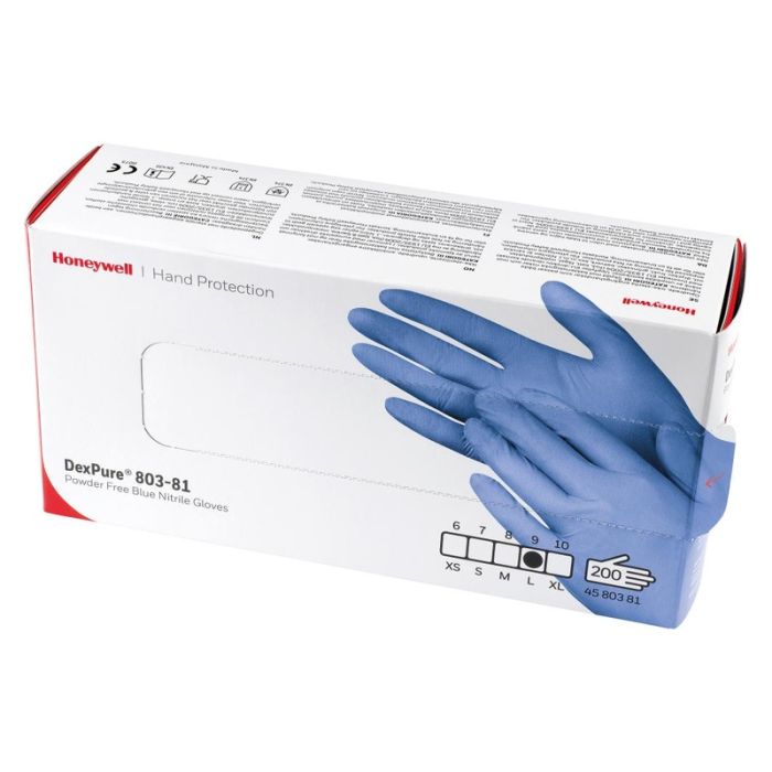 Honeywell - Manusi de unica folosinta Dexpure 803-81, albastru, mas. L [4580381-L]