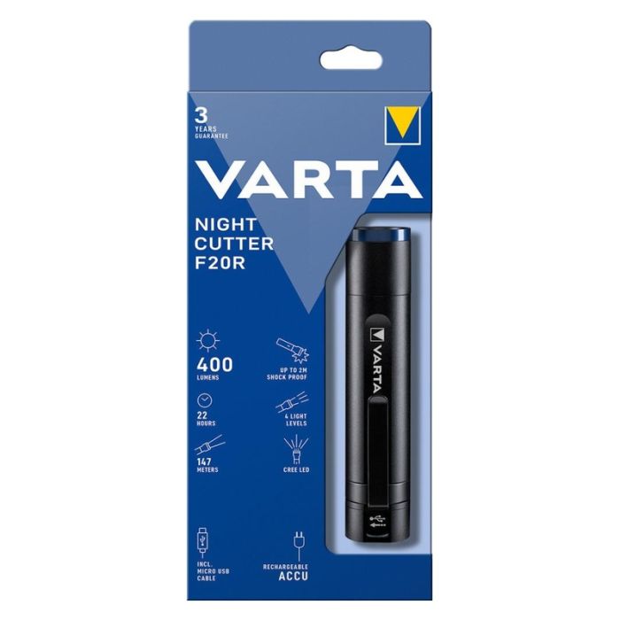 VARTA - Lanterna Night Cutter F20R, Li-Ion [18900101111]