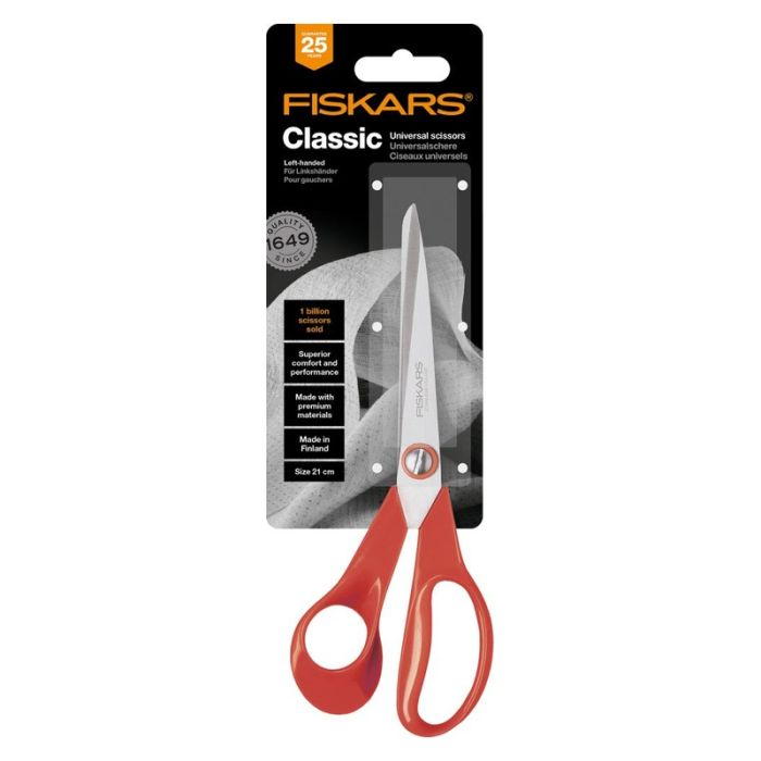 FISKARS - Foarfeca universala pentru stangaci CLASSIC 21cm [1005147]