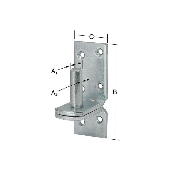 Vormann - Pivot balama DII, zincat, 10x85mm [000074010Z]