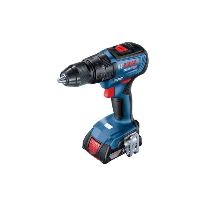 BOSCH - Masina de gaurit si insurubat cu percutie 50Nm, GSB 18V - 50, cu 2 acumulatori Li-Ion 18V, 2.0Ah, incarcator GAL18V - 20, valiza [06019H5100]