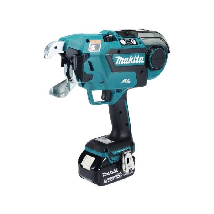 Makita - Masina de legat fier beton cu 2 acumulatori 18V, 5.0Ah, BL1850B, incarcator DC18RC, valiza [DTR181RTE]