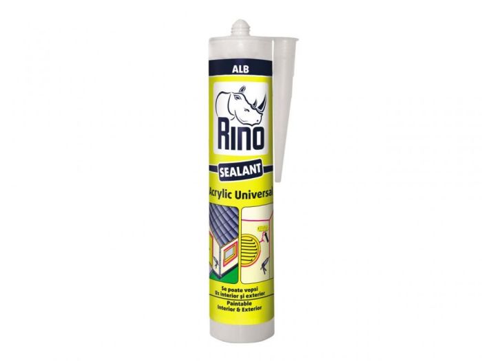 RINO - Silicon acrilic alb 280ml [514082]