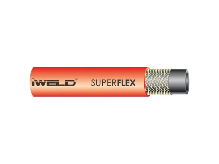 Iweld - SUPERFLEX Furtun Acetilena 9.0x3.5mm [30SPRFLEXAC9]