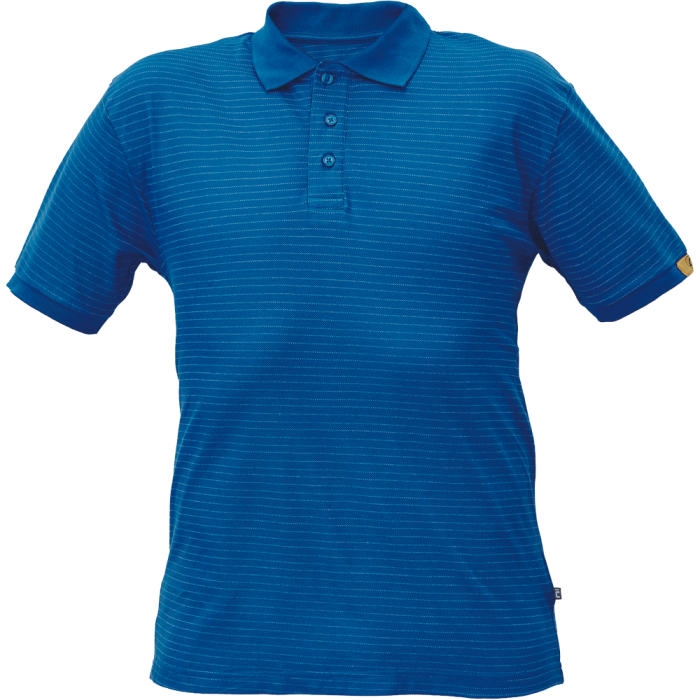 CERVA - Tricou polo NOYO ESD, albastru royal, mas. XXL [0305005050005]