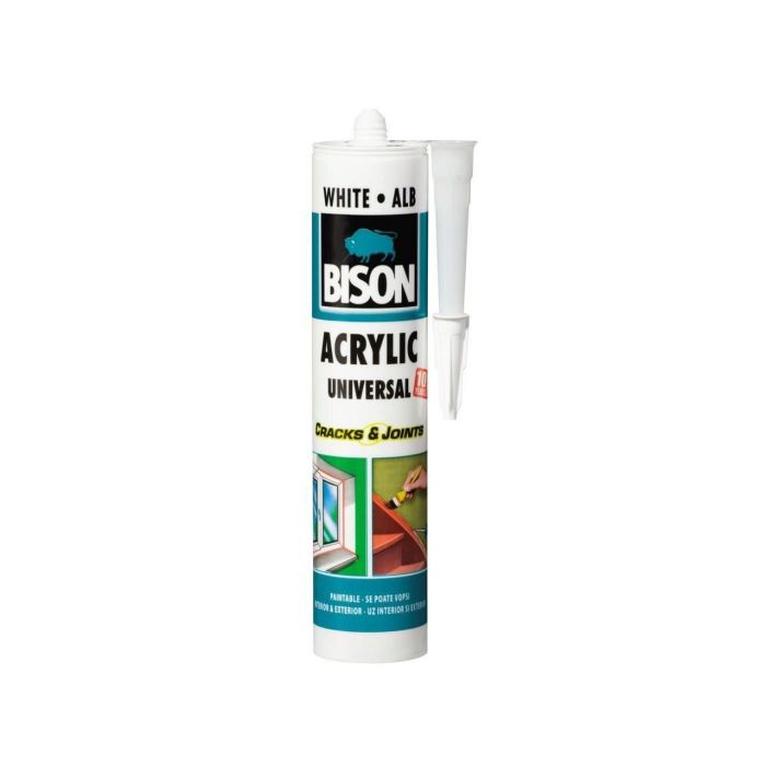 BISON - Acrylic alb 300ml [426005]