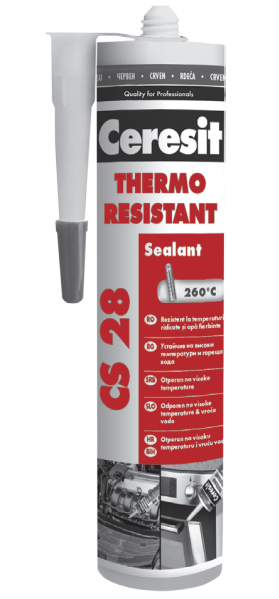 Ceresit - Silicon Heat rosu 300ml