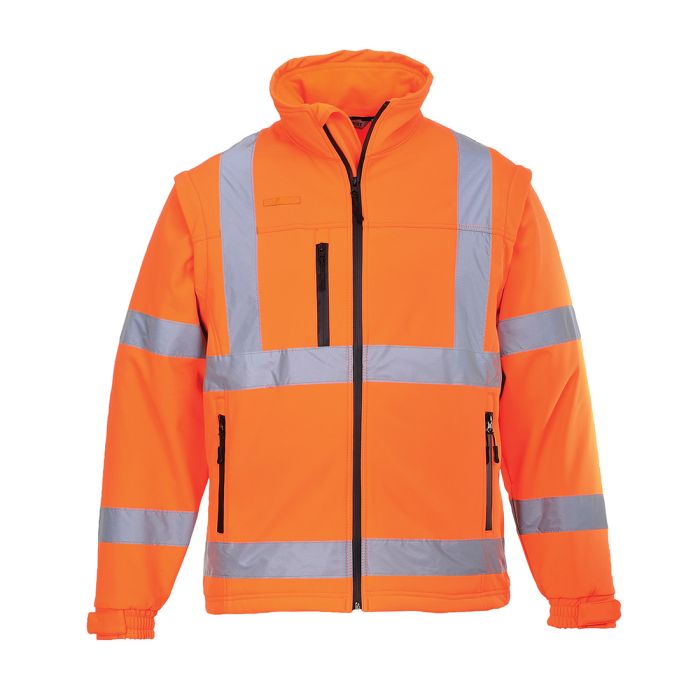 PORTWEST - Jacheta softshell HI-VIS, portocaliu, mas. S [S428ORR-S]