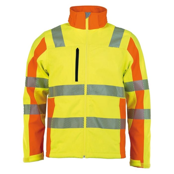 ASATEX - Jacheta softshell reflectorizanta Prevent, galben, mas. 3XL [PTW-DS/79/3XL]