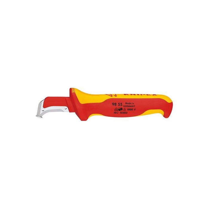 KNIPEX - Cutit pentru dezizolare cablu VDE 155mm cu lama 38mm [9855]