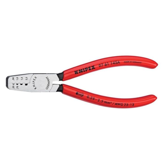 KNIPEX - Cleste de sertizare pentru ferule, 0.25-2.5mm [9761145A]