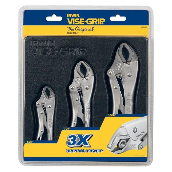 IRWIN - Set clesti cu prindere Vise-Grip 3 piese [10508020]