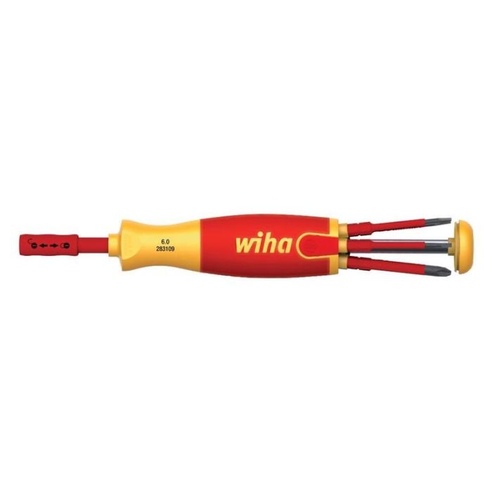 wiha - Surubelnita pentru biti LiftUp VDE PH/SL/PZ 6 piese [WH38611]