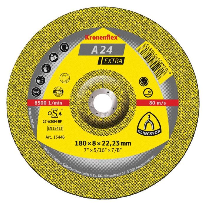 KLINGSPOR - Disc de slefuit A24 Extra 230x8mm [13448]