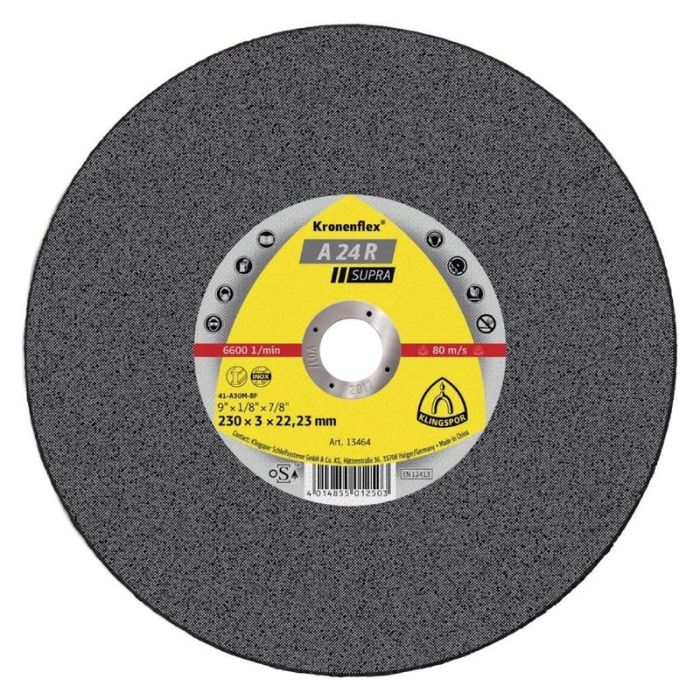 KLINGSPOR - Disc de taiere A24R Supra 180x3.0mm [13456]