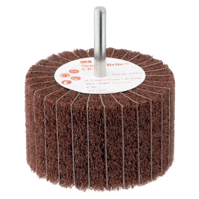 3M - Perie abraziva din fibre de lana CB-ZS 75x45x6mm P120 [7100093977]