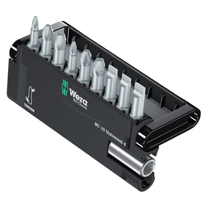 Wera - Trusa biti BiTorsion PH/PZ/SL Universal 4, 10 piese [5056159001]