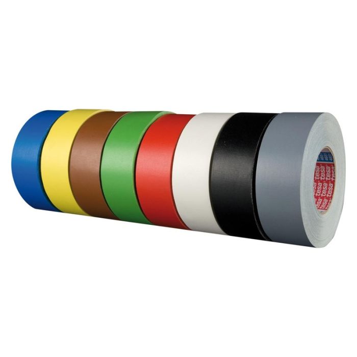 Tesa - Banda adeziva textila 4651, negru, 50mm, 25m [04651-00014-00]