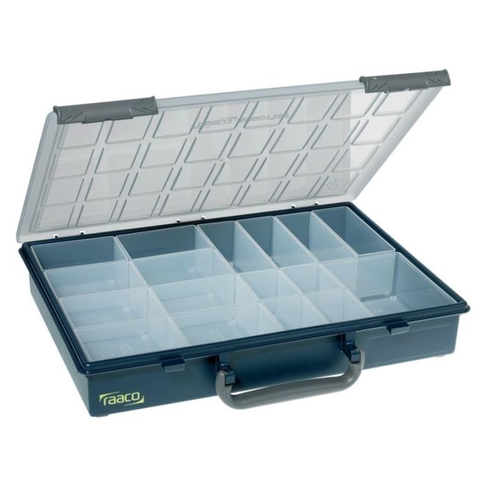 Raaco - Organizator plastic Assorter 55, 4x8-17, albastru