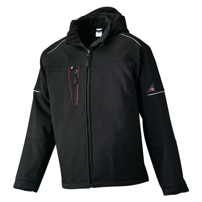 BP - Jacheta softshell de iarna 1869, negru, mas. 2XL