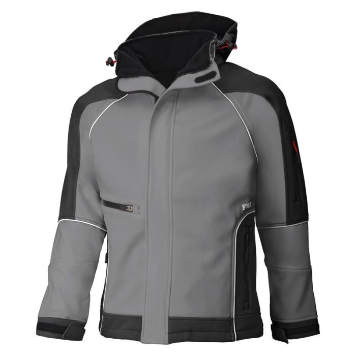 FHB - Jacheta softshell WALTER, gri/negru, mas. 2XL [78518-1120-2XL]