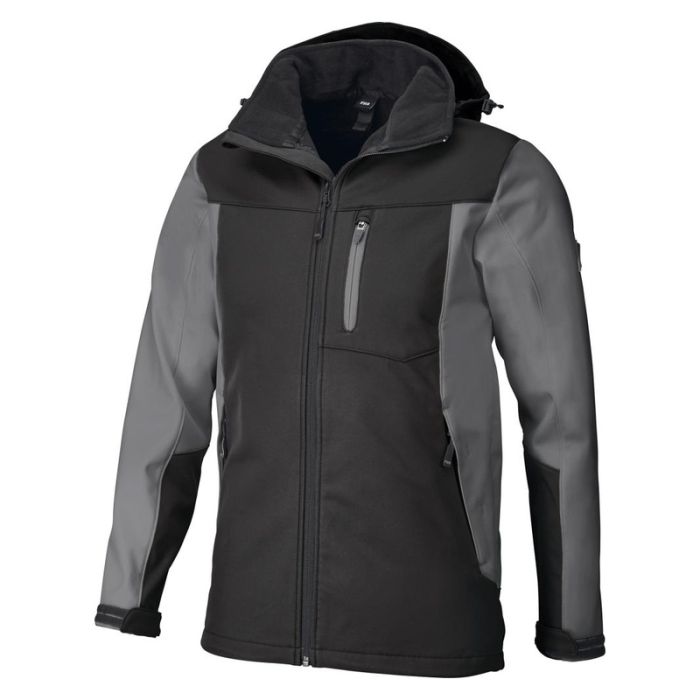 FHB - Jacheta softshell JANNIK, gri/negru, mas. 2XL [79105-1120-2XL]