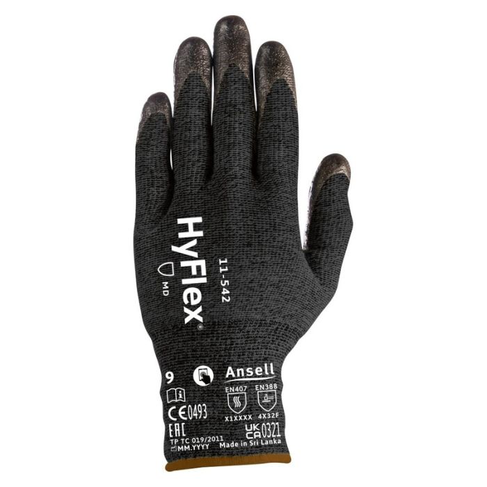 Ansell - Manusi Hyflex 11-542, negru, mas. 6