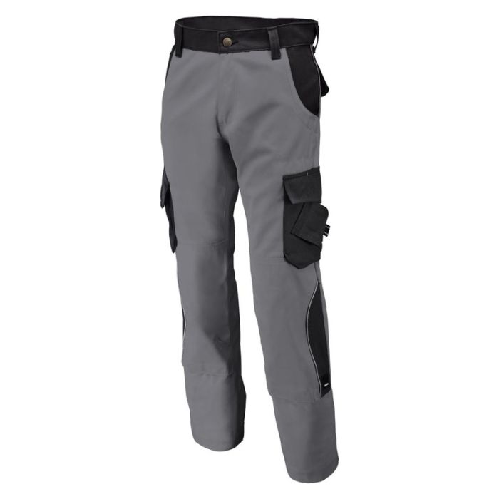 FHB - Pantaloni de lucru Bruno, gri/negru, mas. 48 [130430-1120-48]