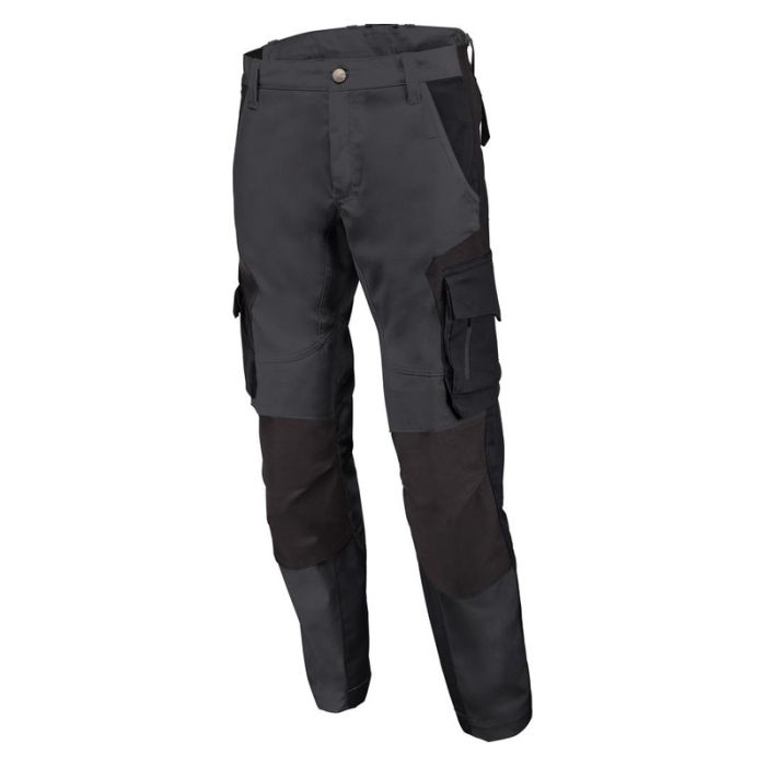 FHB - Pantaloni de lucru Florian, antracit/negru, mas. 48 [125100-1220-48]