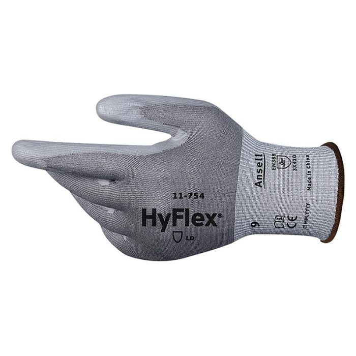 Ansell - Manusi de protectie impotriva taierii Hyflex 11-754, gri, mas. 8