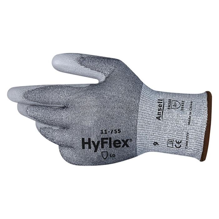 Ansell - Manusi de protectie impotriva taierii Hyflex 11-755, gri, mas. 10