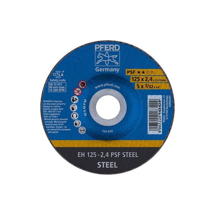 Pferd - Disc de debitatare A46PPS 125x2.4mm [EH125-2,4A46PPSF]