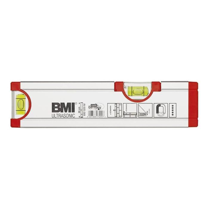 BMI - Nivela cu bula de aer ULTRASONIC 20cm [692020M]