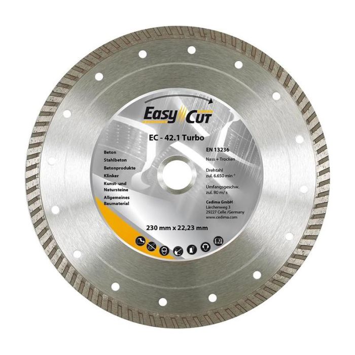 Cedima - Disc de taiere diamantat EC-42.1, 180x2.4x10x22.23/25.4mm [10000822]