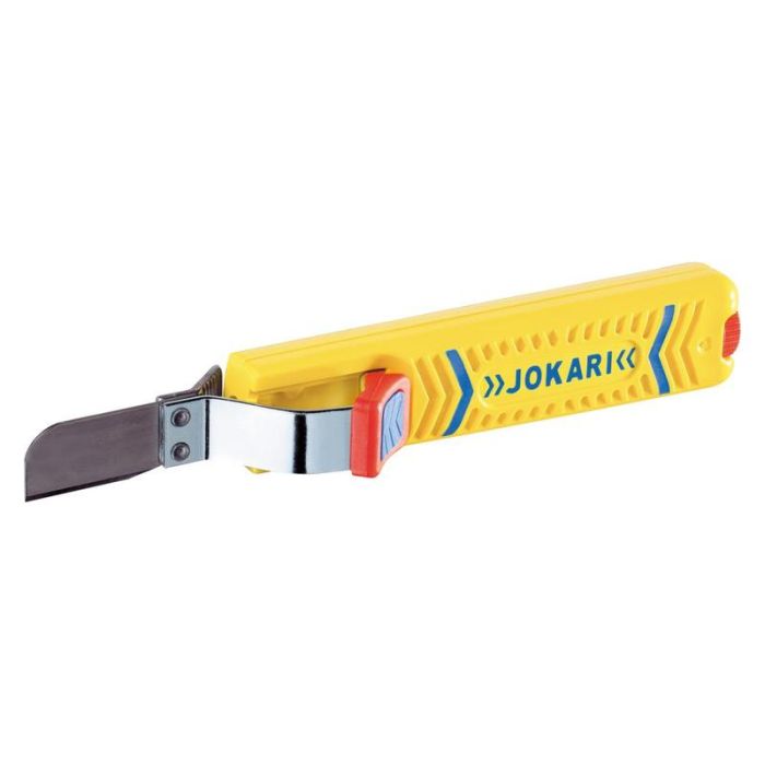 JOKARI - Cutit pentru dezizolat cablu nr.28G SECURA cu lama dreapta 8-28mm [10281]