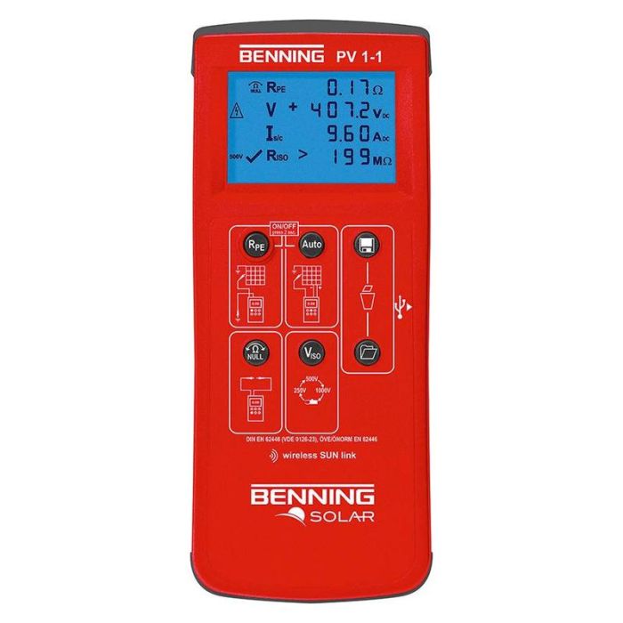 Benning - Tester de instalatii PV1-1 [50421]