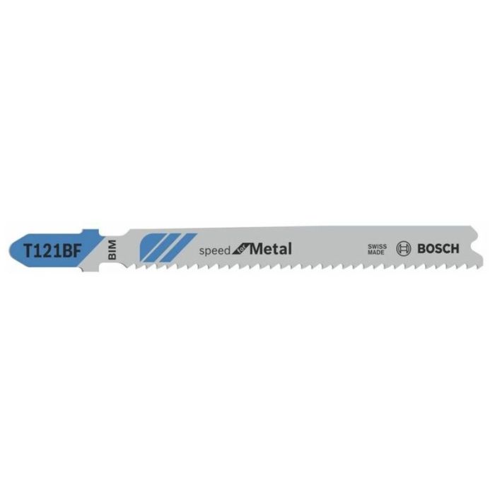 BOSCH - Panza fierastrau vertical pentru metal, T 121 BF, 5 bucati [2608636702]