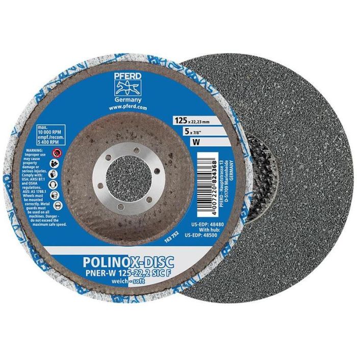 Pferd - Disc de slefuit POLINOX 125mm mediu dur [44690713]