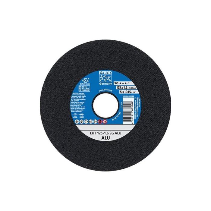 Pferd - Disc de debitatare drept pentru aluminiu A46NSG 125x1.6mm [61341225]