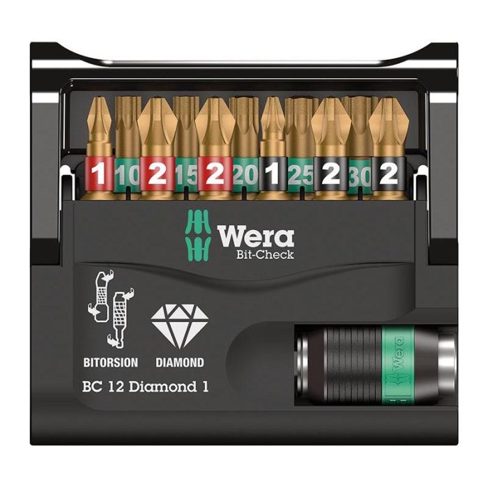 Wera - Trusa de biti Bit-Check 12 Diamond 1 [05057421001]