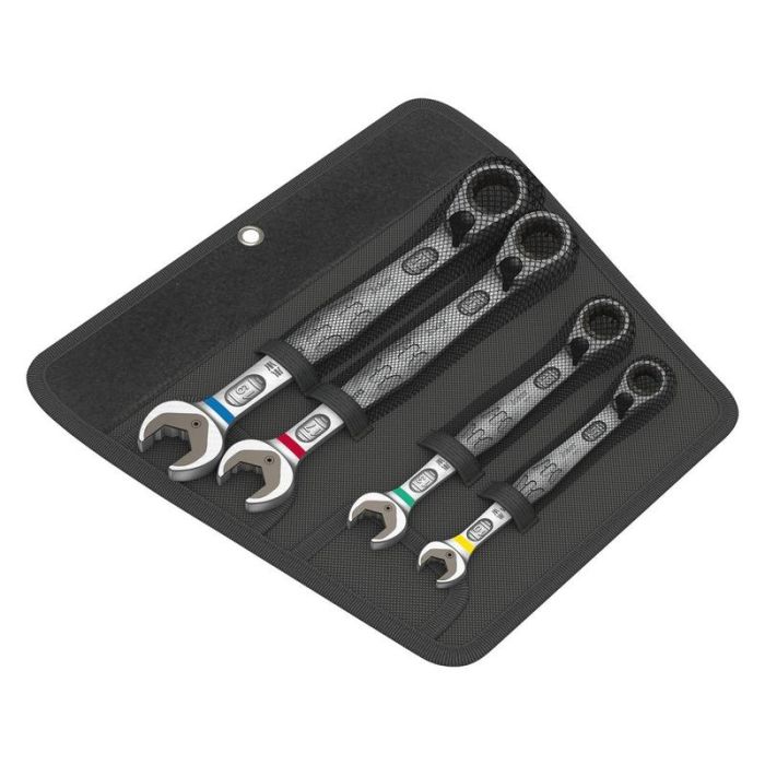 Wera - Set chei combinate cu clichet Joker reversibil 8-19mm, 4 piese [05020090001]