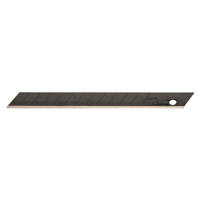 Lutz Blades - Lama de schimb neagra pentru cutter 9mm, 10 bucati [1700.0400.BL]