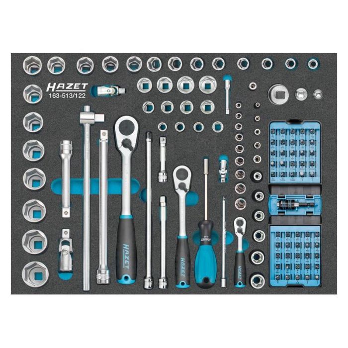 Hazet - Set chei tubulare si biti 163-513/122 [163-513/122]
