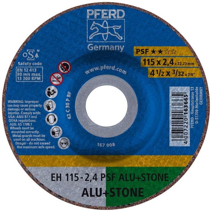 Pferd - Disc de debitatare C30PPS 115x2.4mm [EH115-2,4C30PPSF]