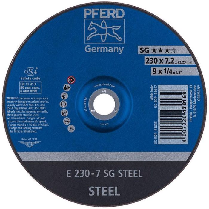 Pferd - Disc de slefuit A24RSG 230x7mm [62223626]