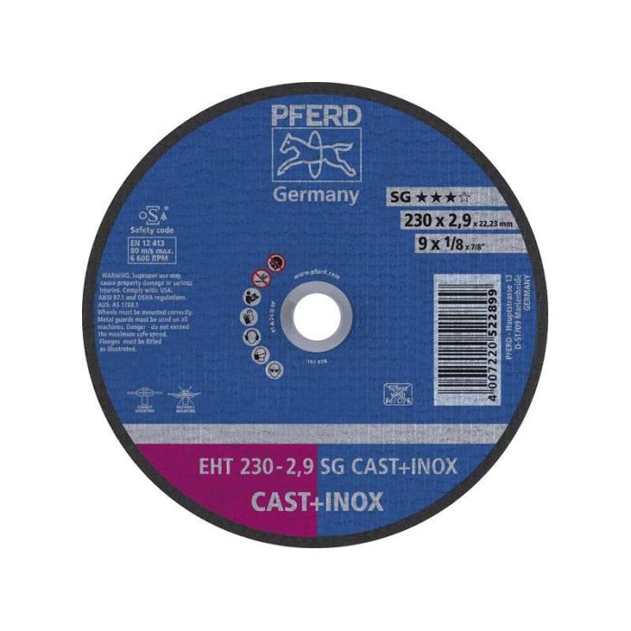 Pferd - Disc de debitatare drept A24QSG 230x2.9mm [EHT230-2,9A24Q]