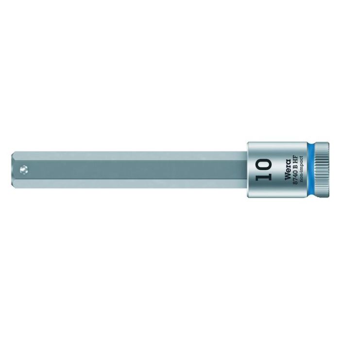 Wera - Cap cheie tubulara 3/8" HEX 10x100mm cu functie de fixare [05003044001]