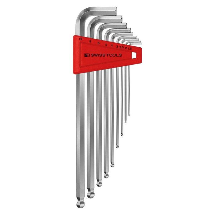 PB Swiss Tools - Set chei imbus cap cu bila de 1.5-10mm, 9 piese [PB212.LH-10]