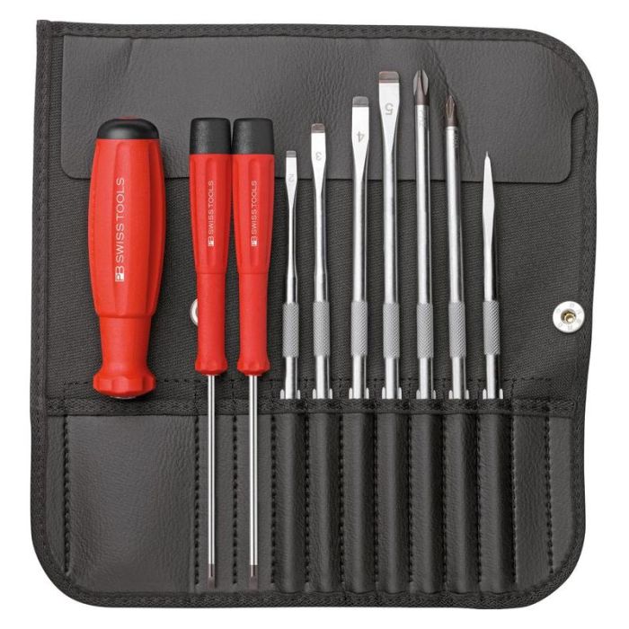 PB Swiss Tools - Trusa surubelnite 10 piese [PB8215.L25]