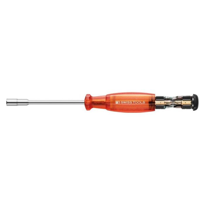 PB Swiss Tools - Surubelnita pentru biti cu fanta lunga cu 8 piese, PH, TX [PB6465.Red]